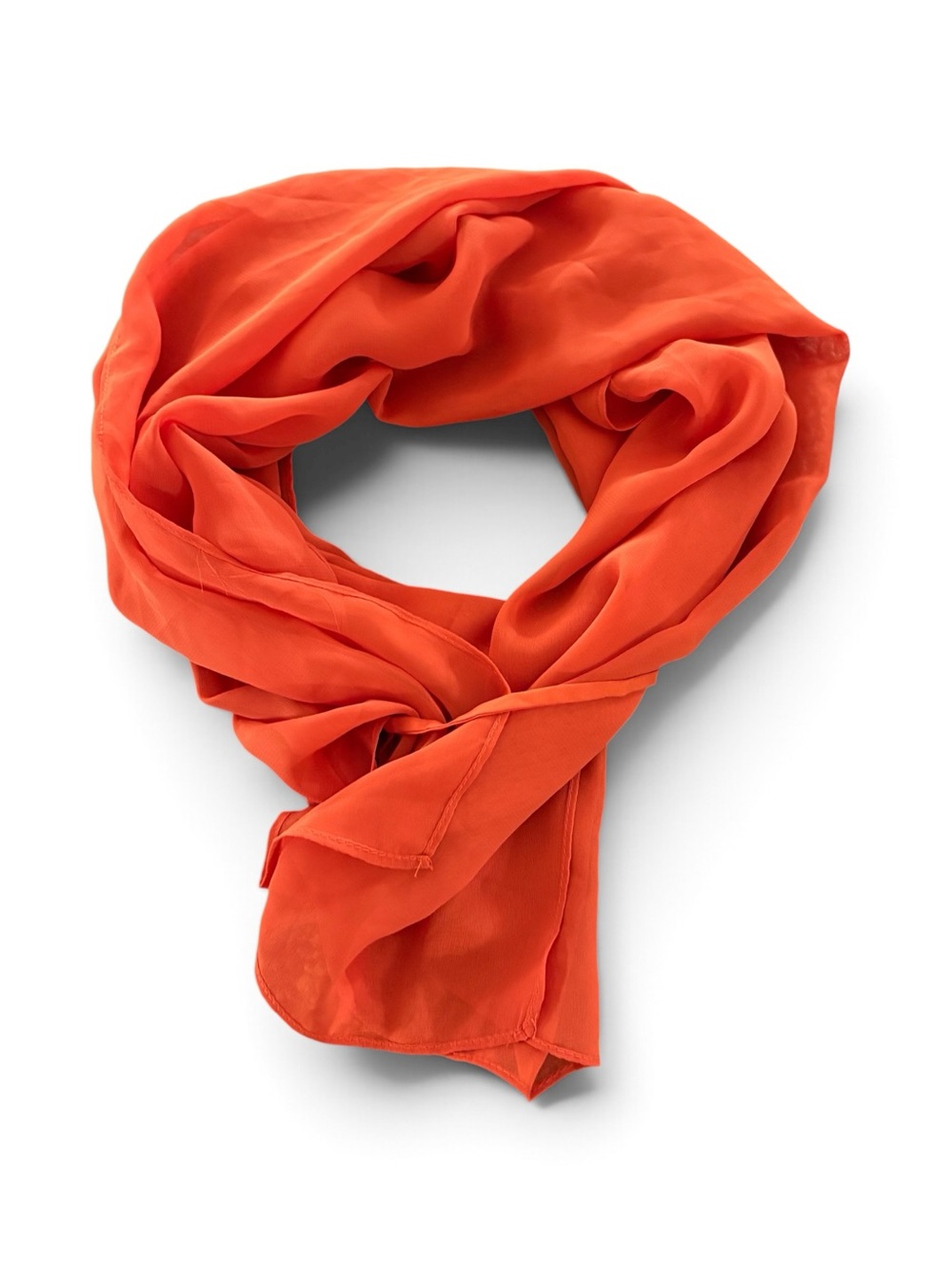 Classic Orange Lightweight Women's Scarf